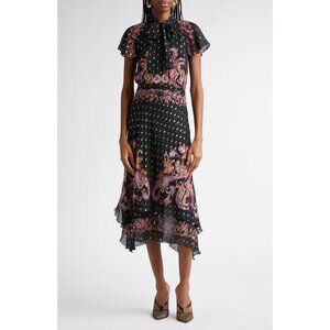 Etro silk midi dress